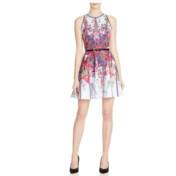 Ted Baker Dresses & Skirts - ted baker bloomze flowered lattice skater dress 0